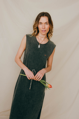 LONG DRESS BLACK EXTRA FADE-OUT