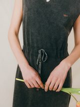 LONG DRESS BLACK EXTRA FADE-OUT