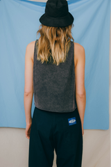 TOP BLACK EXTRA FADE-OUT