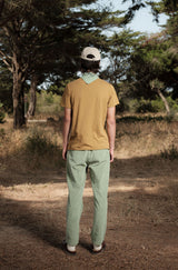 PANTS CHINO CORDS PASTEL GREEN