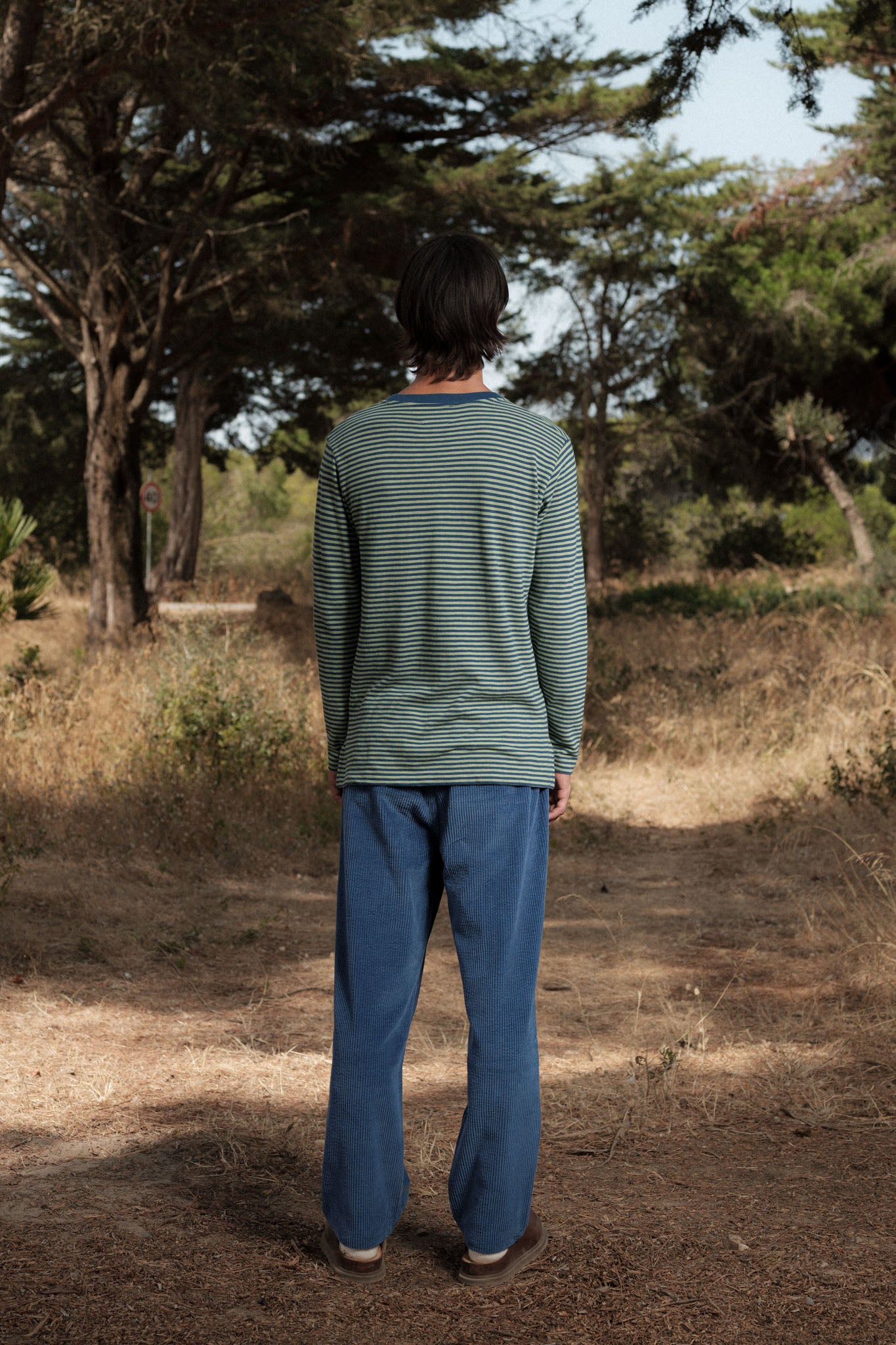 PANTS CHINO CORDS PETROL