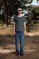 T-SHIRT RINGER CHARCOAL