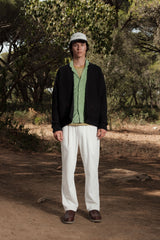 KNIT KIMONO CHARCOAL