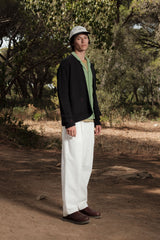 KNIT KIMONO CHARCOAL