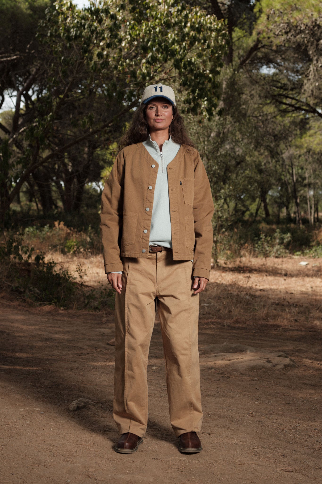 BASEBALL JACKET WINTER CAMEL