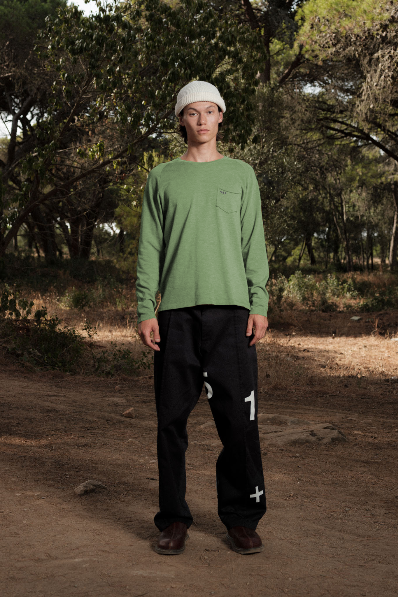 LONG SLEEVE ESSENTIAL PASTEL GREEN