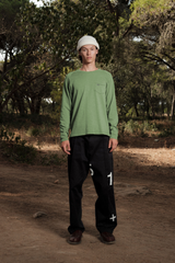 LONG SLEEVE ESSENTIAL PASTEL GREEN