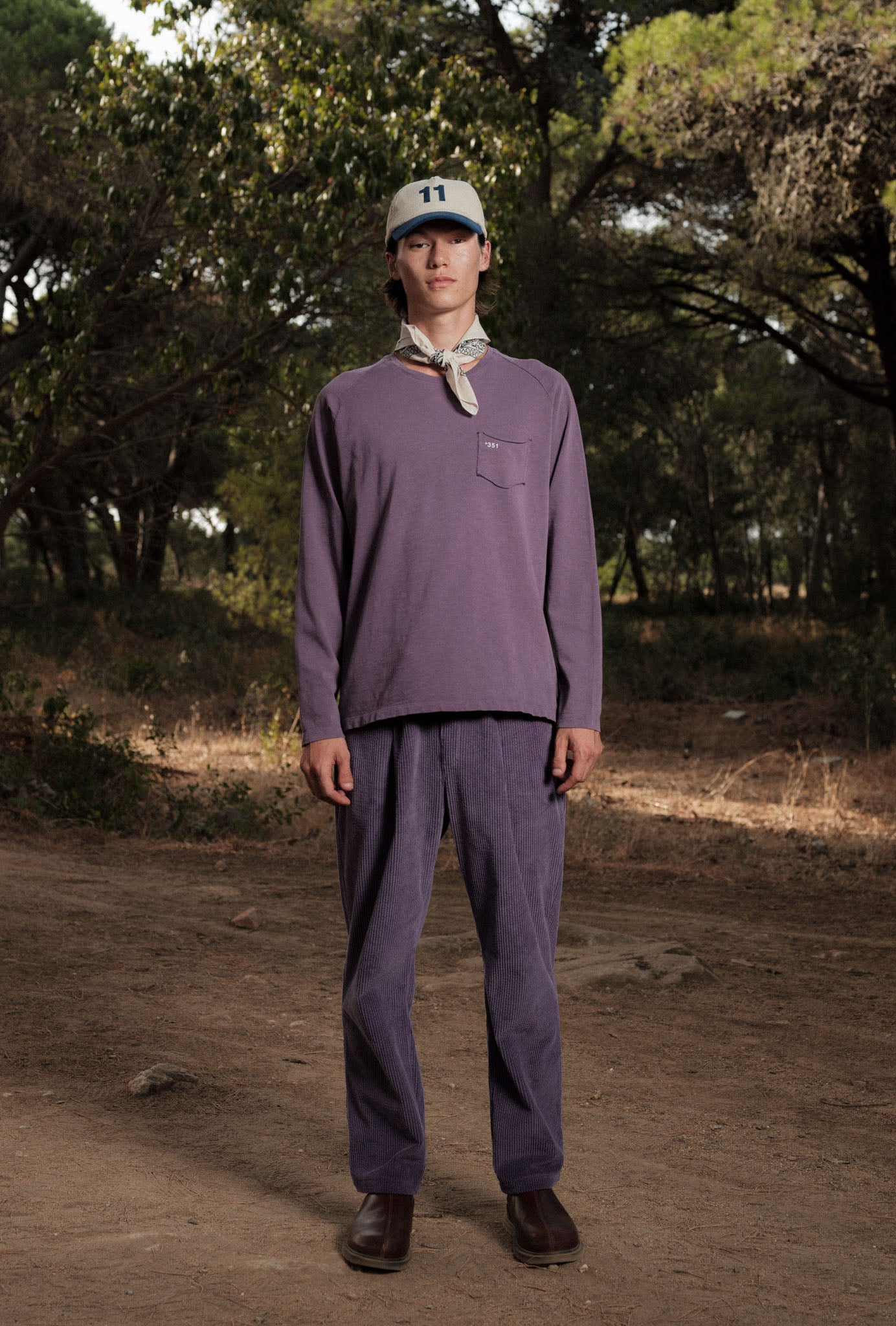 LONG SLEEVE ESSENTIAL PLUM