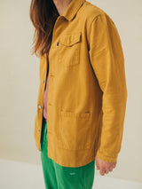 JACKET CANVAS FREQUENCY SAND & STEEL BLUE