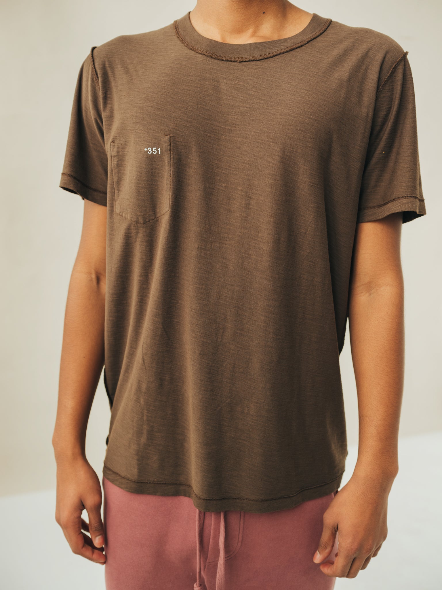 T-SHIRT REVERSIBLE RIB EXPRESSO