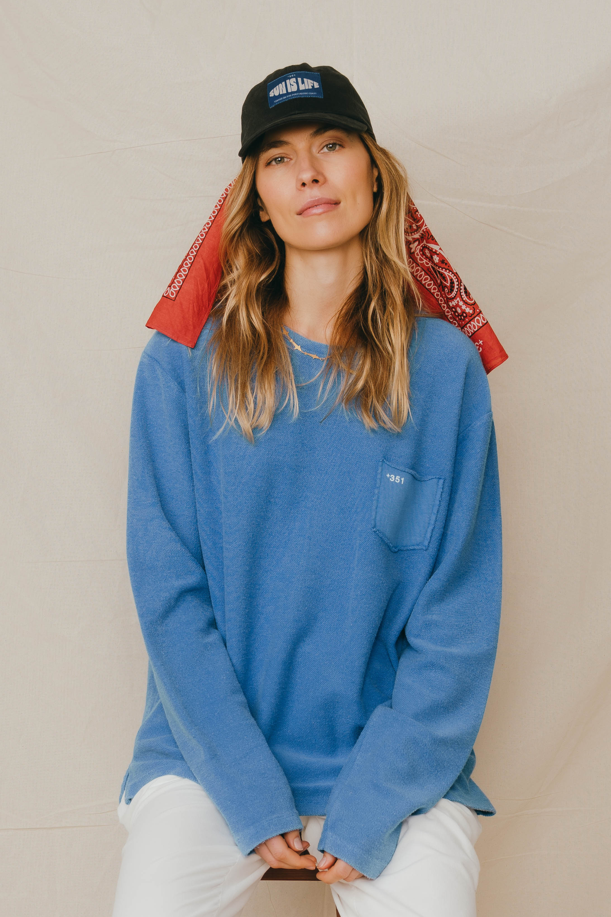 SWEATSHIRT RUSTIC PALACE BLUE