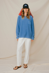 SWEATSHIRT RUSTIC PALACE BLUE