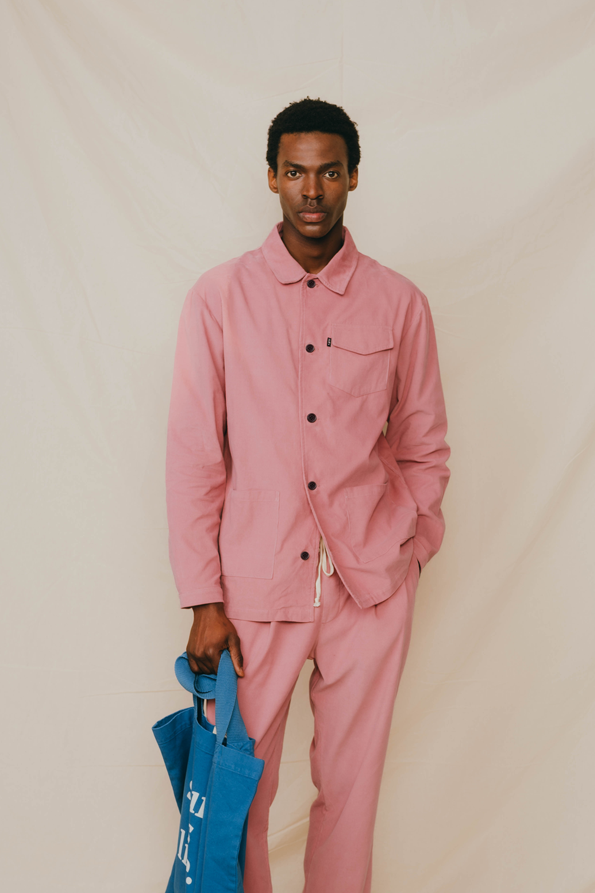 JACKET SMALL CORDS ROSE