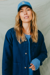 BASEBALL JACKET PETROL