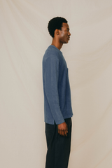 LONG SLEEVE TERRY PETROL