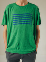 TSHIRT GRAPHIC FREQUENCY TURTLE GREEN/STEEL BLUE
