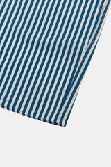 BOARDSHORT STRIPES WHITE/BLUE