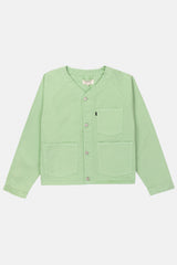 BASEBALL JACKET WATER GREEN