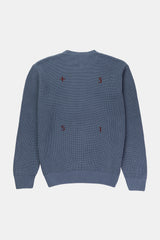 KNIT SWEATER PETROL