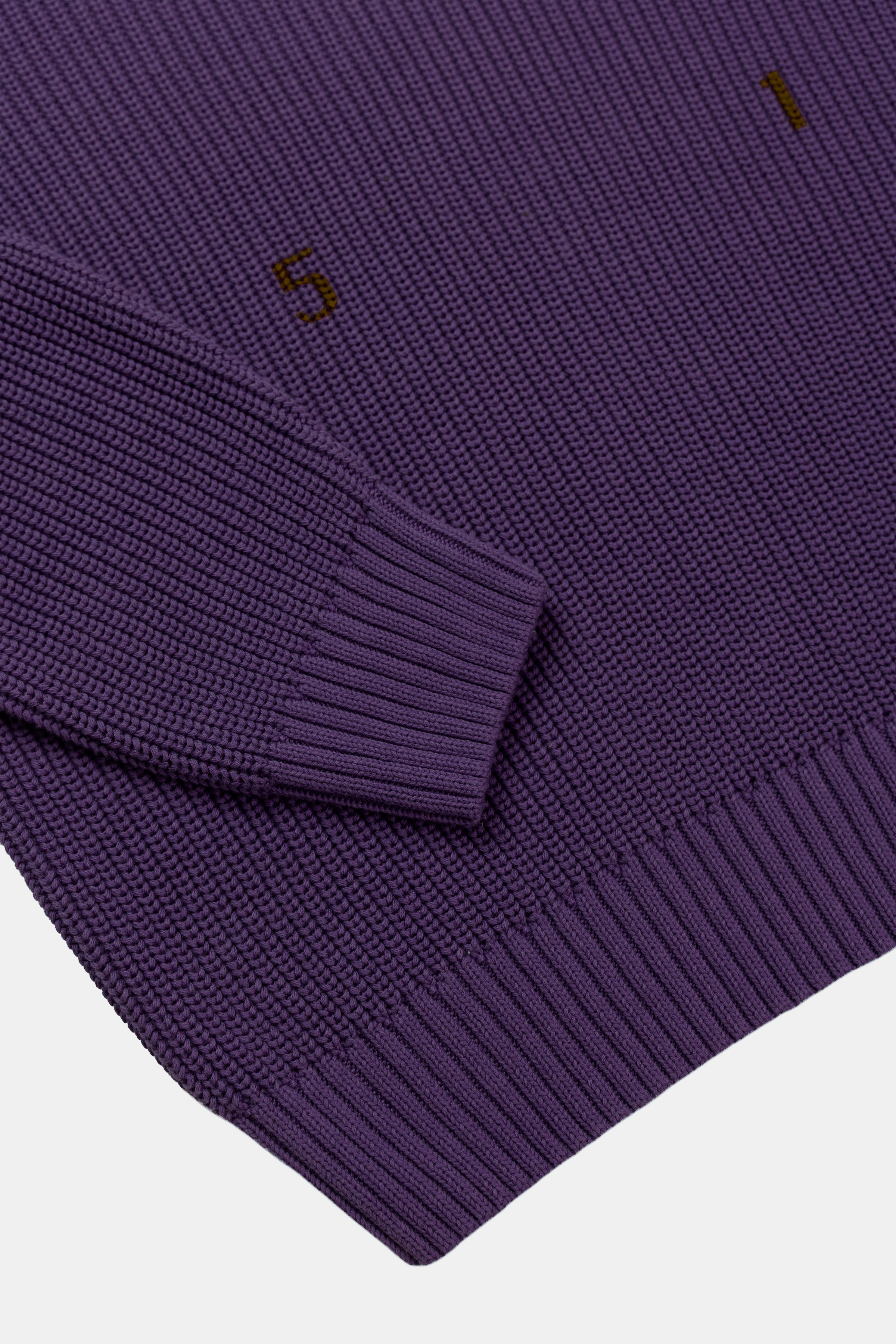 KNIT SWEATER PLUM