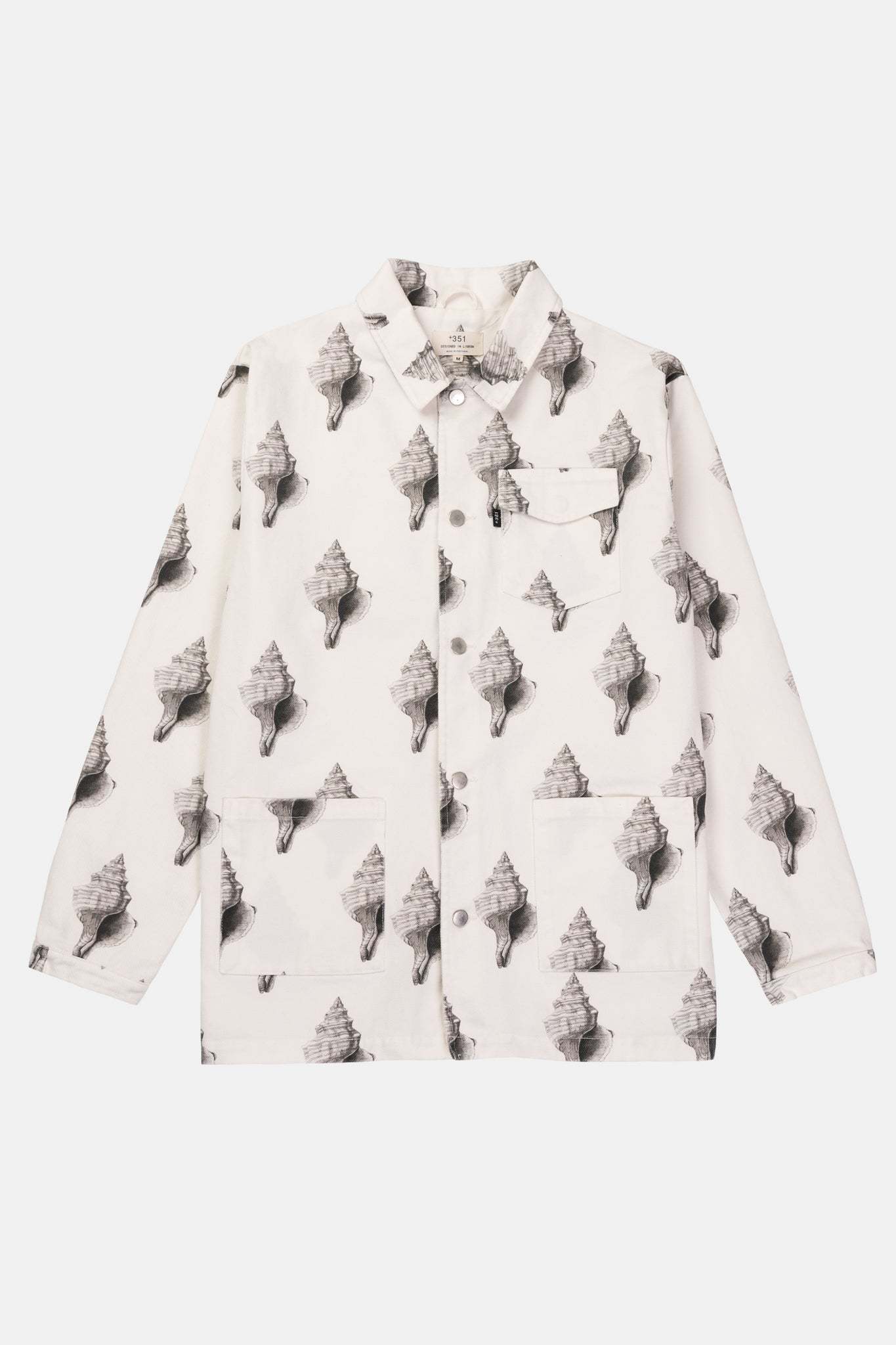 JACKET SPECIAL EDITION CANVAS OFF-WHITE/PRINT SEASHELL