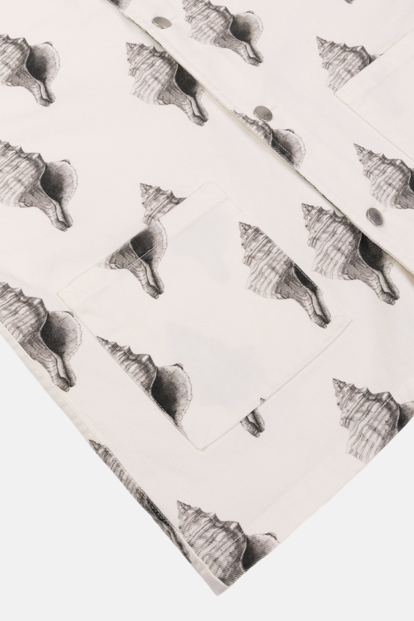 JACKET SPECIAL EDITION CANVAS OFF-WHITE/PRINT SEASHELL