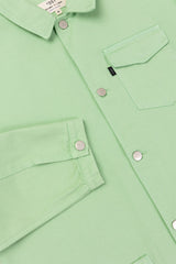 JACKET CANVAS WATER GREEN