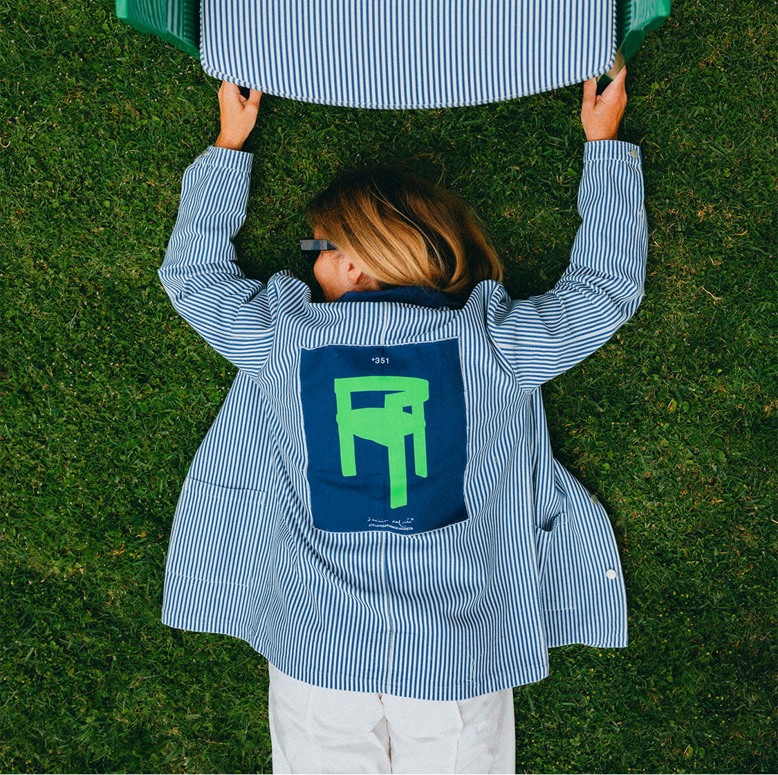 JACKET CANVAS DACIANO DA COSTA STEEL BLUE/CRU