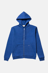 HOODIE ZIP STEEL BLUE