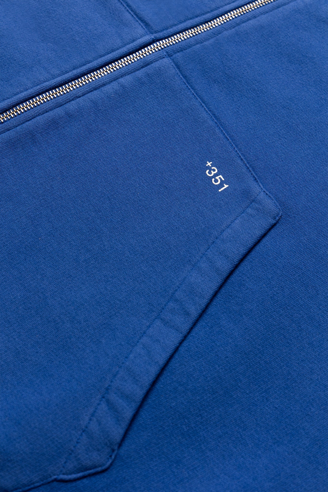 Kapuzenjacke mit Reißverschluss, Stahlblau