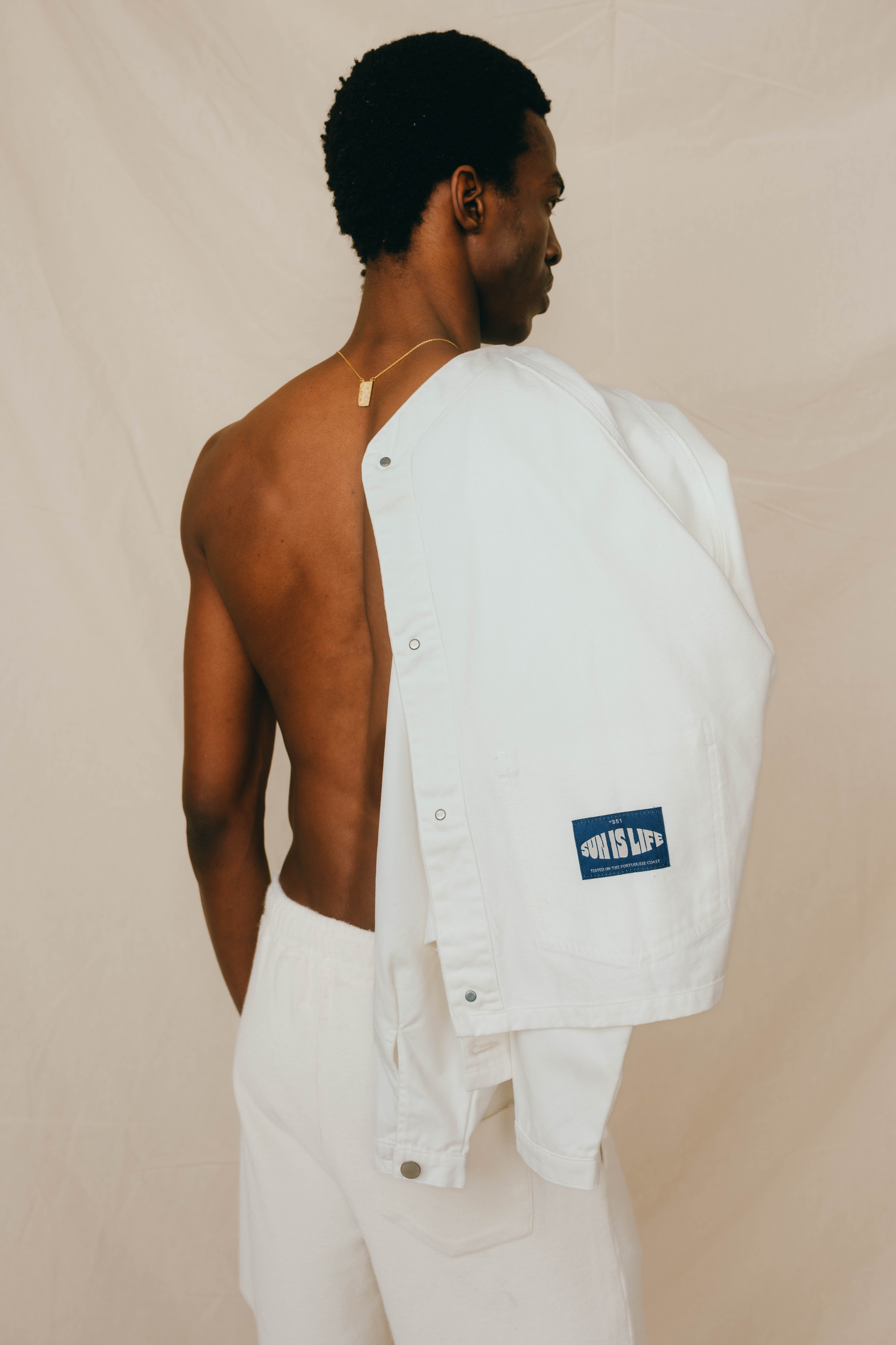 BASEBALL JACKET OFF-WHITE