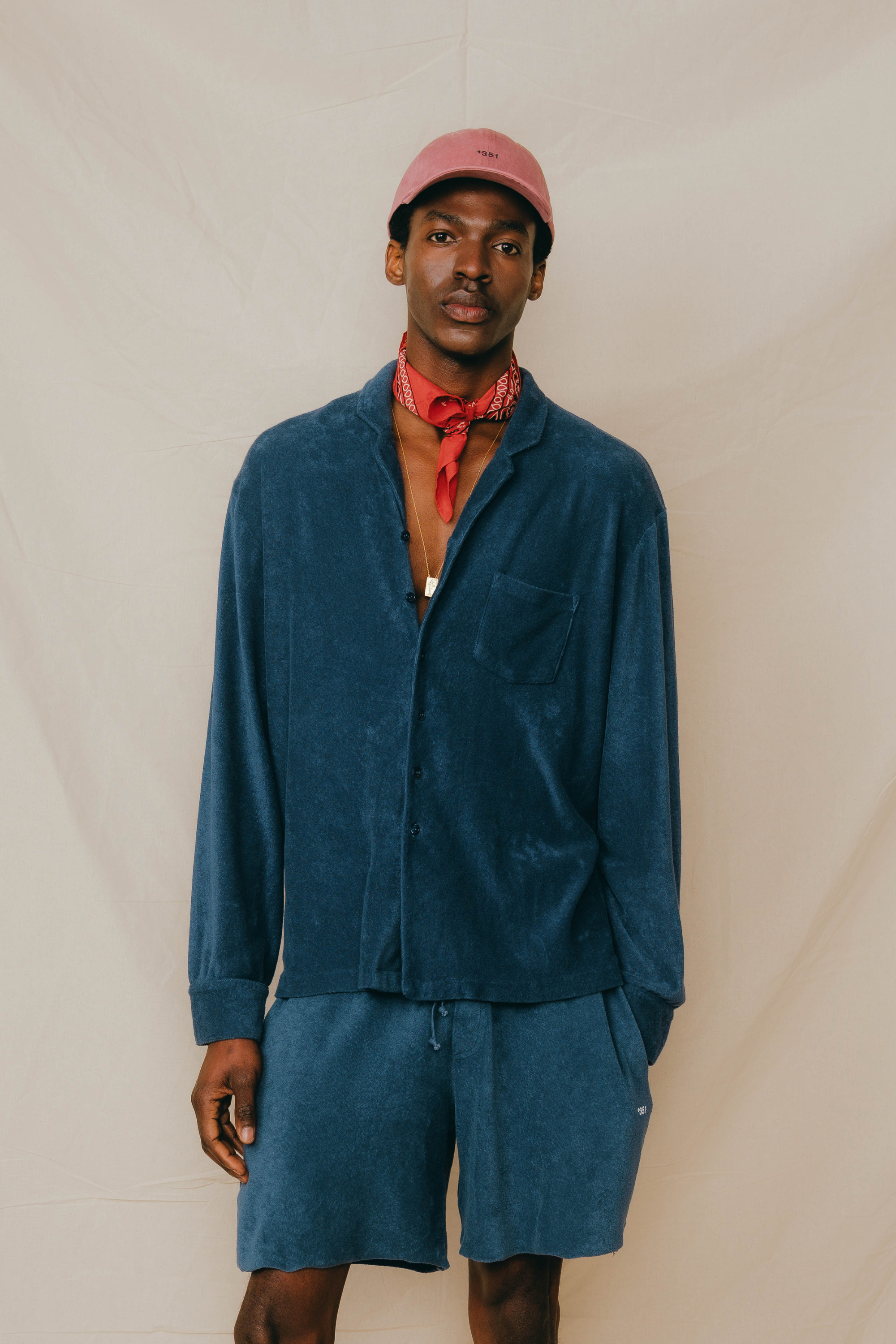 WALKSHORTS TERRY PETROL