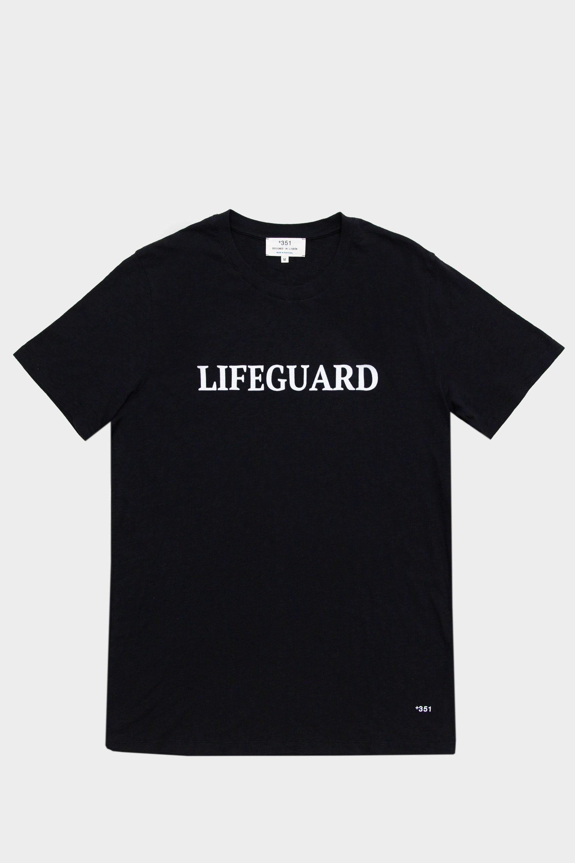 T-SHIRT GRAFFIC LIFEGUARD BLACK