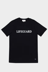 T-SHIRT GRAFFIC LIFEGUARD BLACK