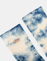 SOCKS +351 TIE DYE PETROL/OFF WHITE