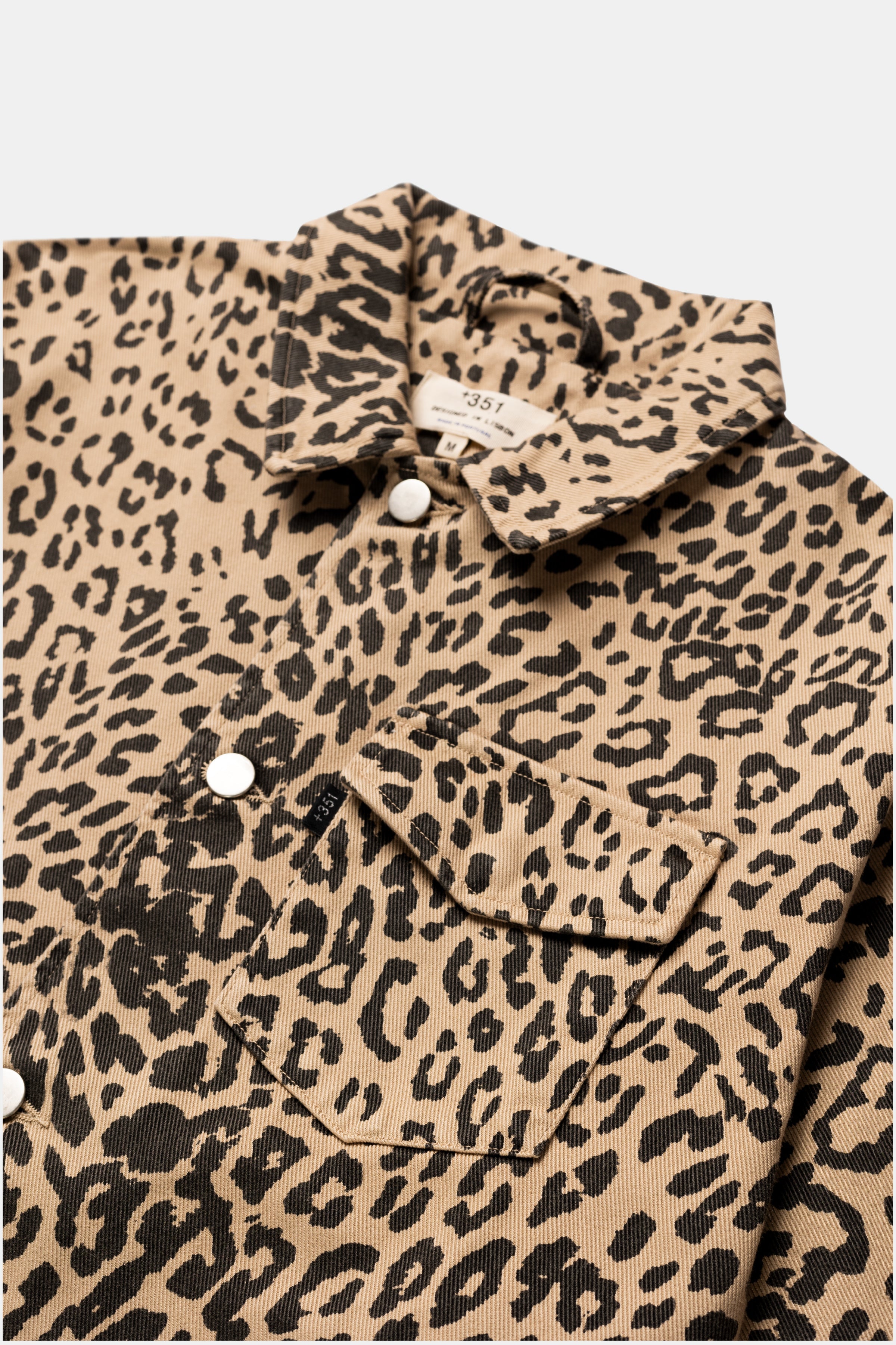 JACKET CANVAS LEOPARD DUST