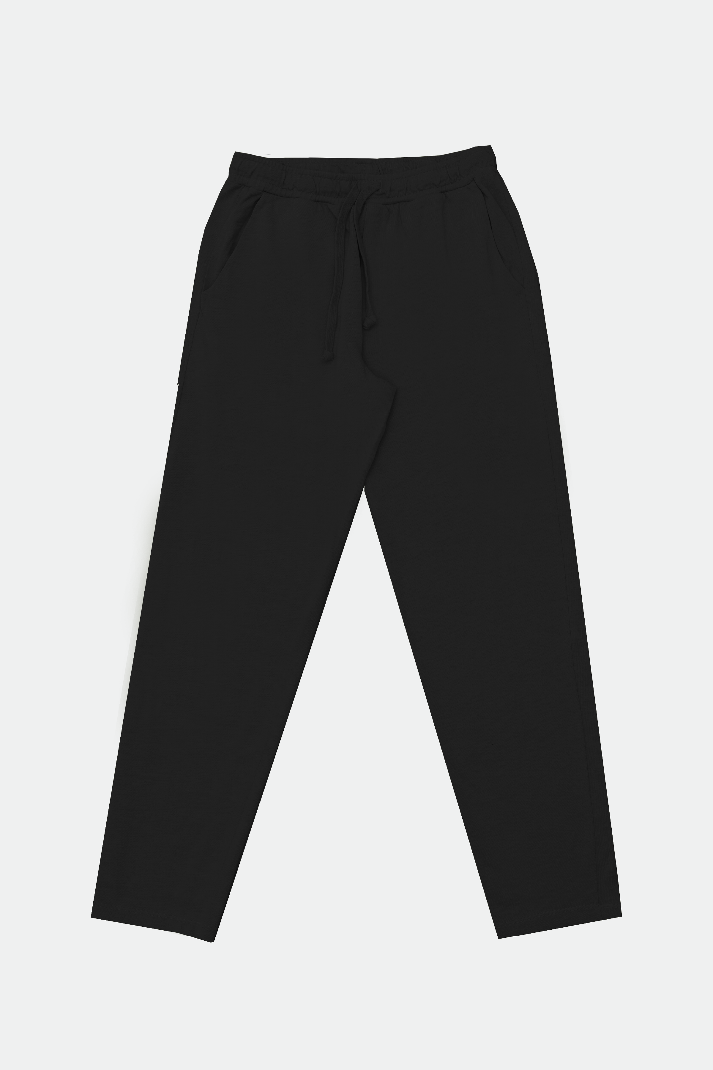 JERSEY-SWEATHOSE SCHWARZ