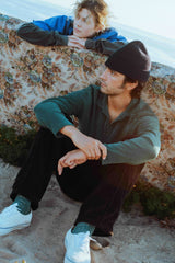 KNIT BEANIE CHARCOAL