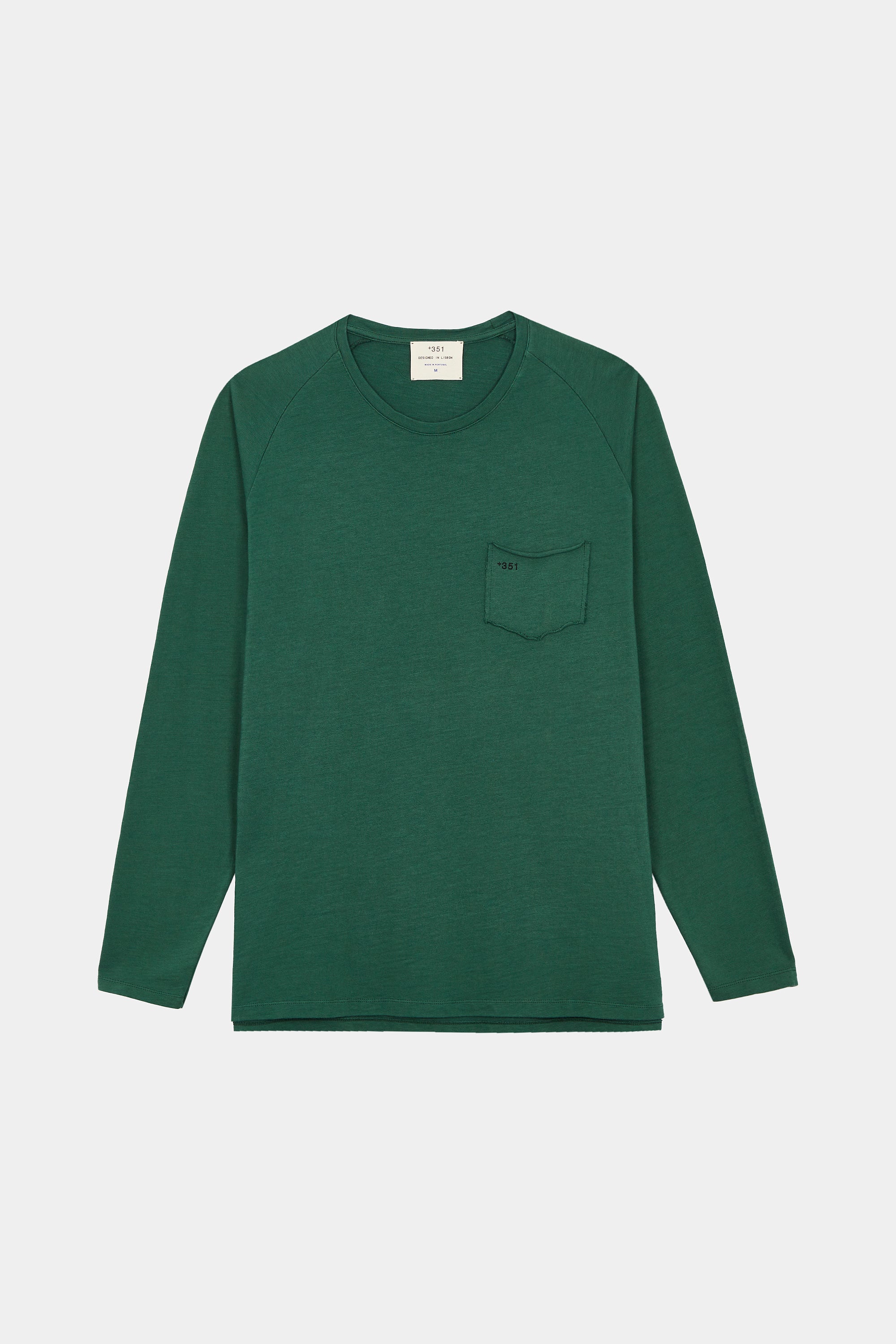 LONG SLEEVE ESSENTIAL DEEP GREEN