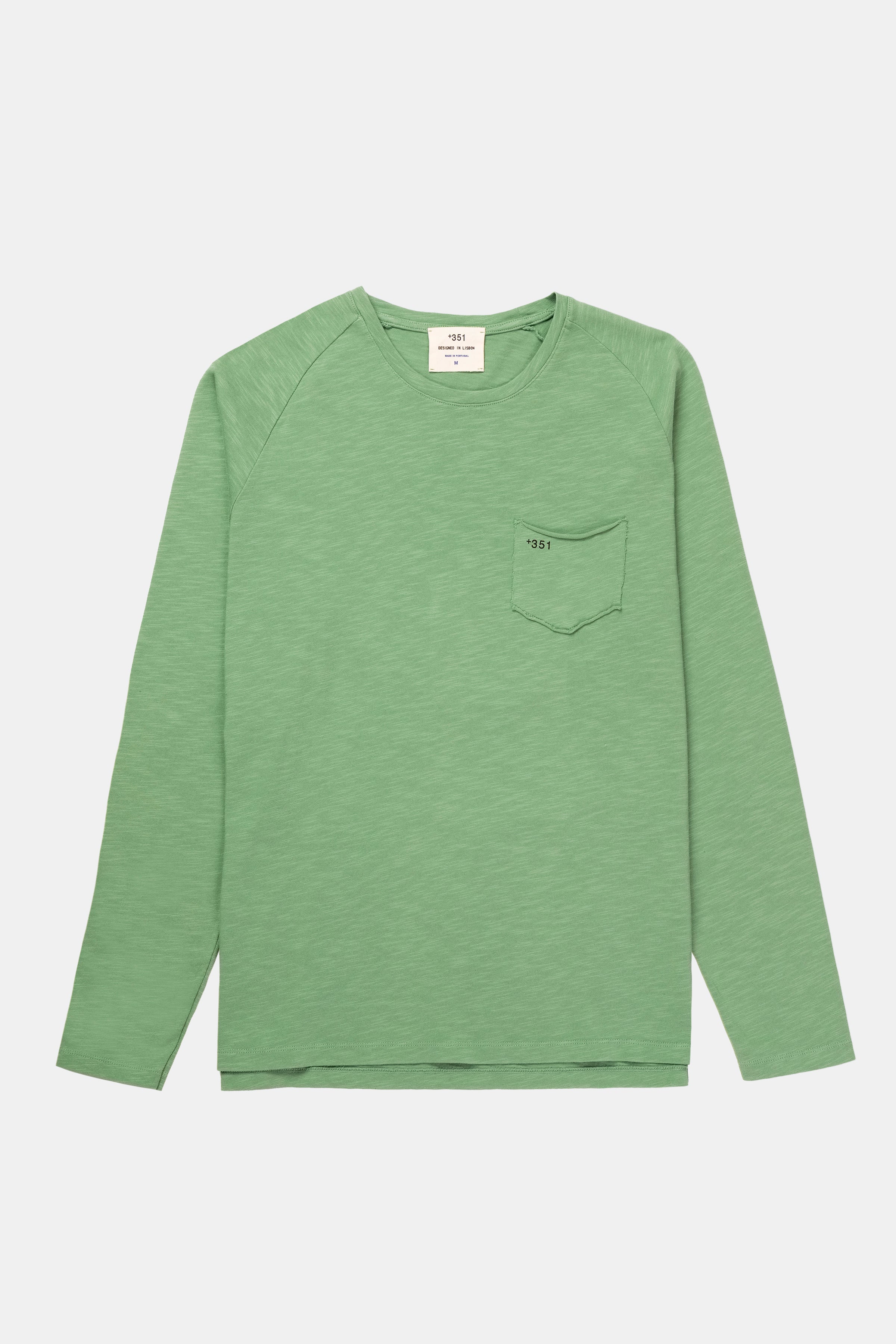 LONG SLEEVE ESSENTIAL PASTEL GREEN
