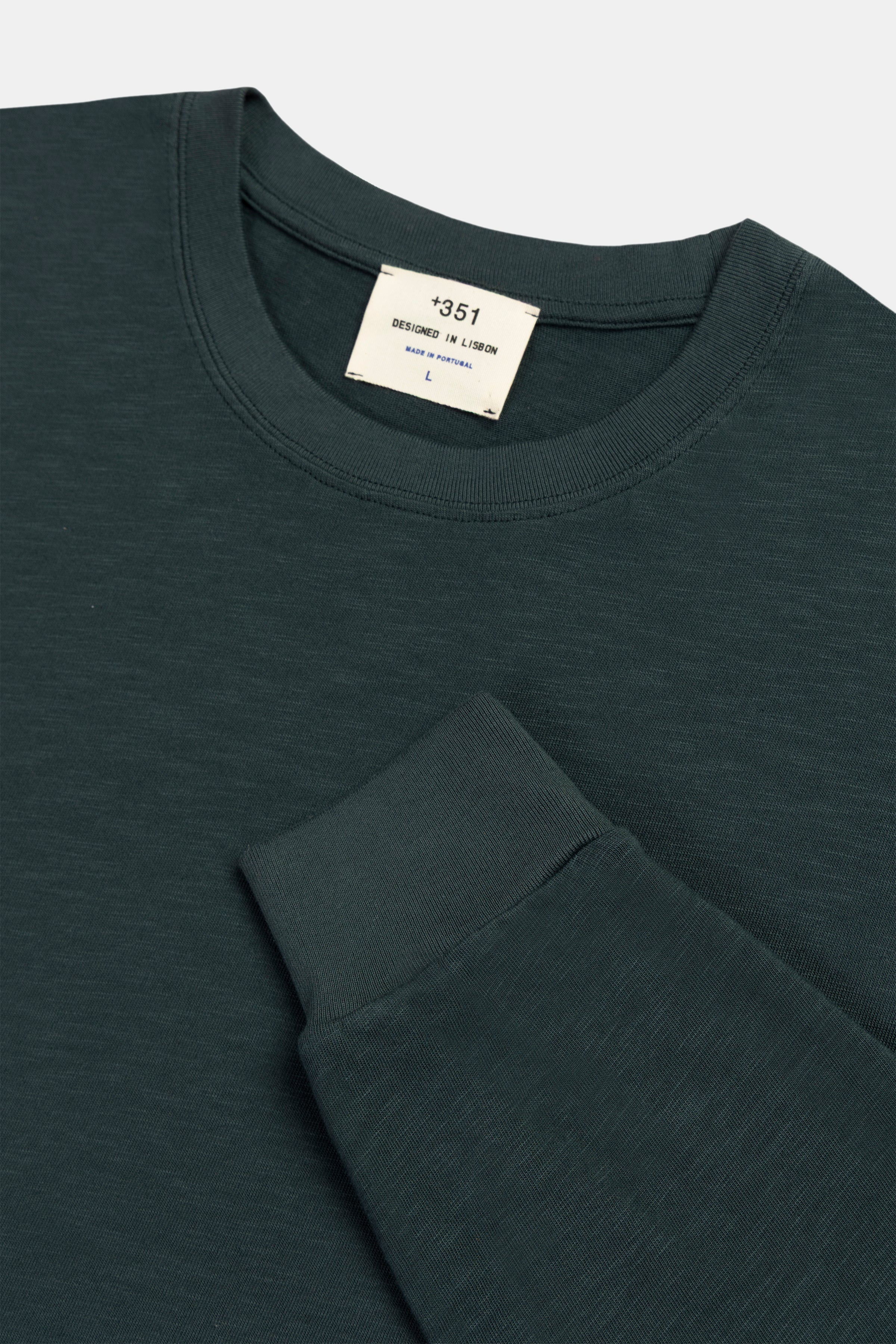 LONG SLEEVE RIB GRAPHIC BOTANIC