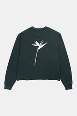 LONG SLEEVE RIB GRAPHIC BOTANIC