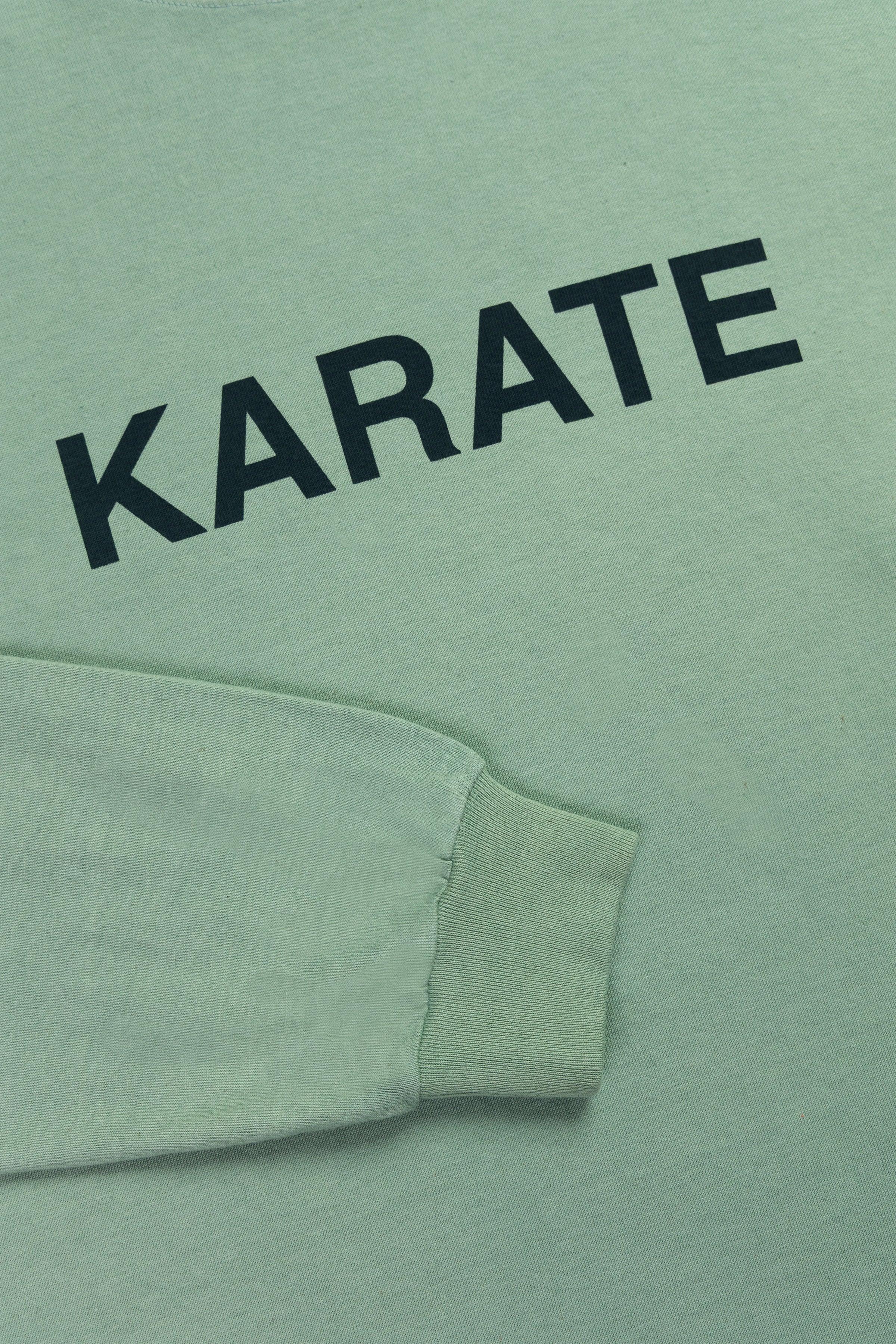 LONG SLEEVE RIB GRAPHIC KARATE