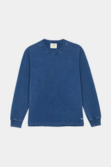 LONG SLEEVE RIB PETROL FADEOUT