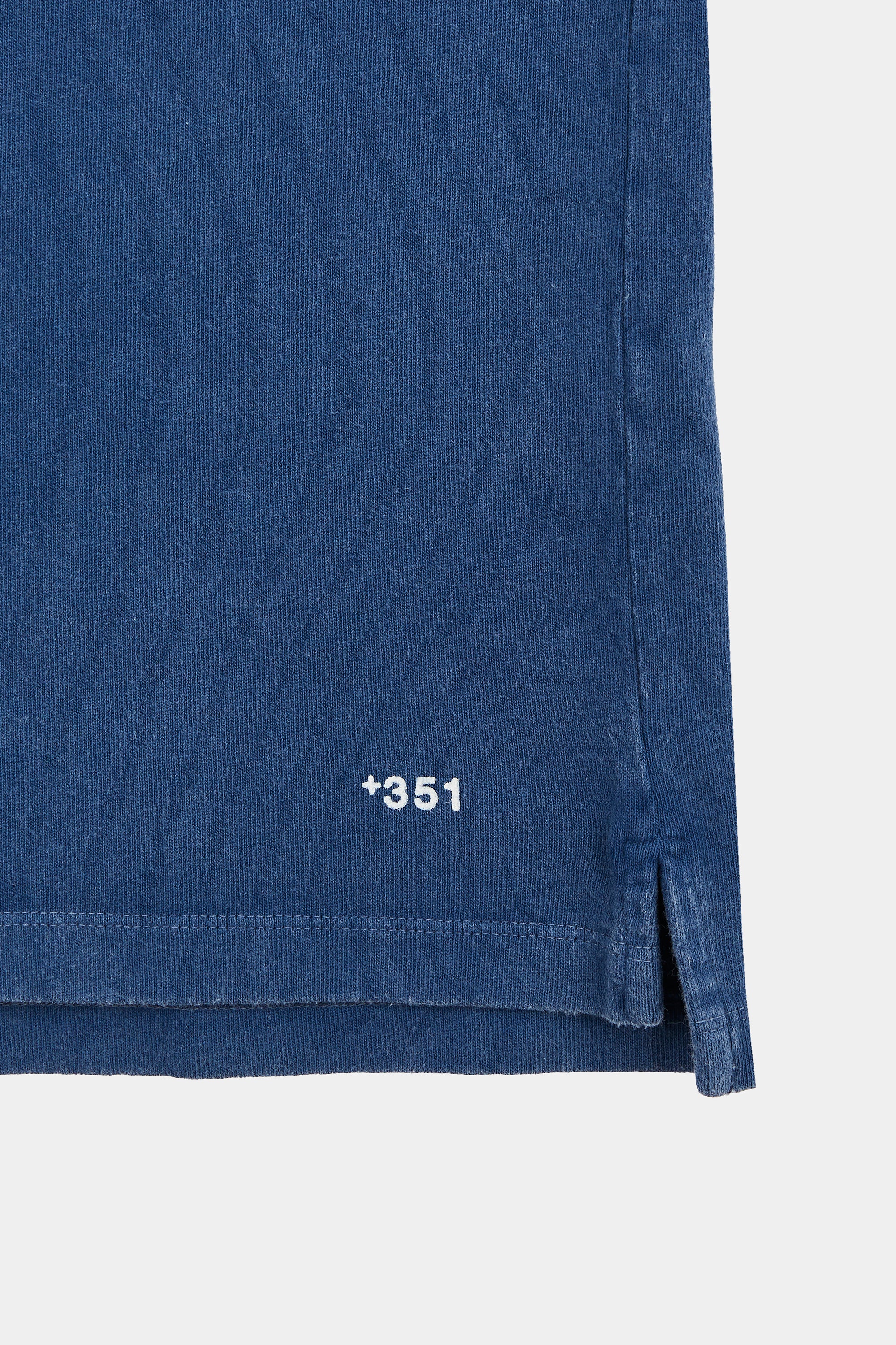 LONG SLEEVE RIB PETROL FADEOUT