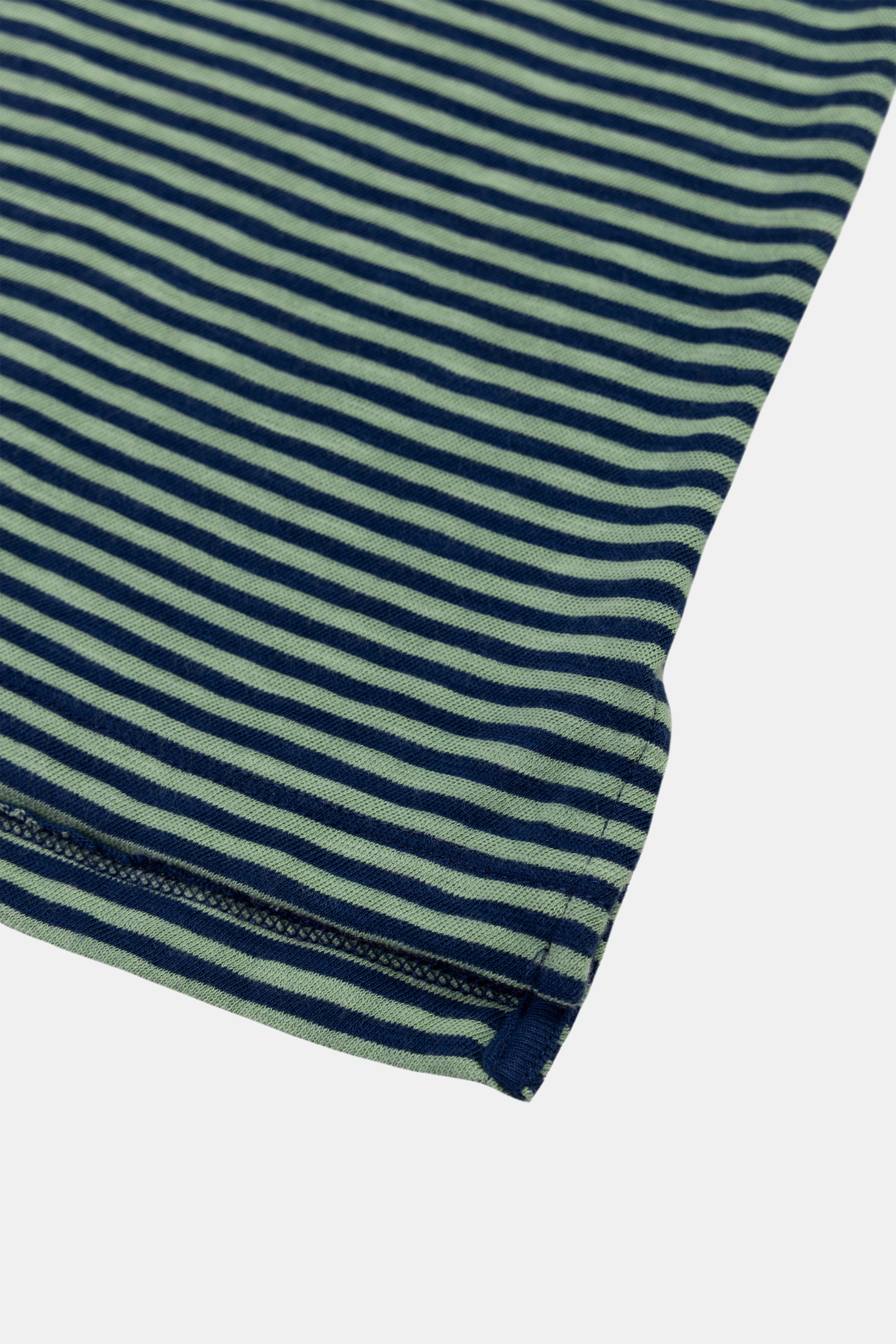 T-SHIRT STRIPES PETROL/ ICY GREEN