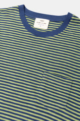 LONG SLEEVE STRIPES PETROL/PASTEL GREEN
