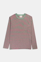 LONG SLEEVE STRIPES ROSE/ICY GREEN