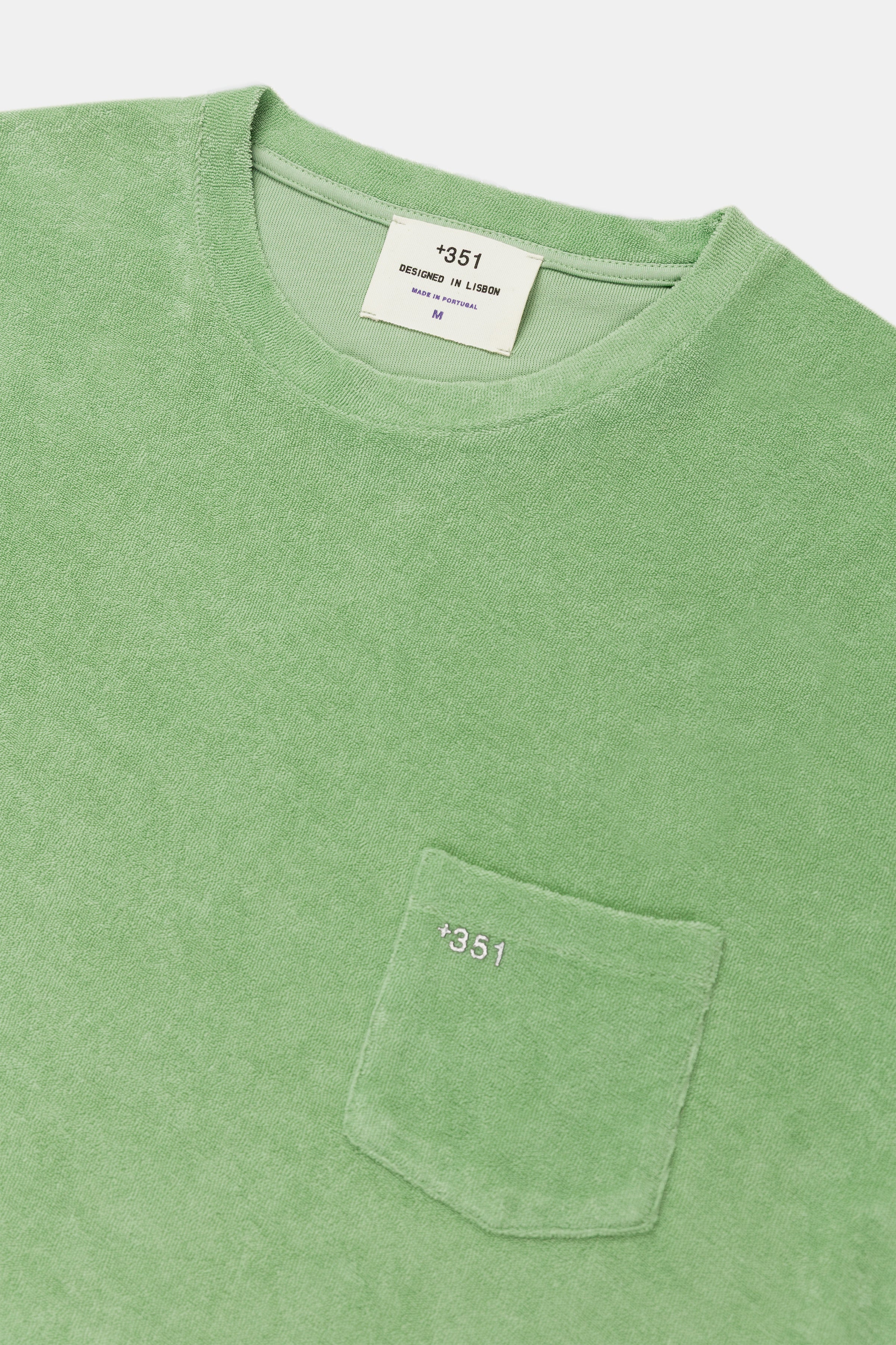 LONG SLEEVE TERRY PASTEL GREEN