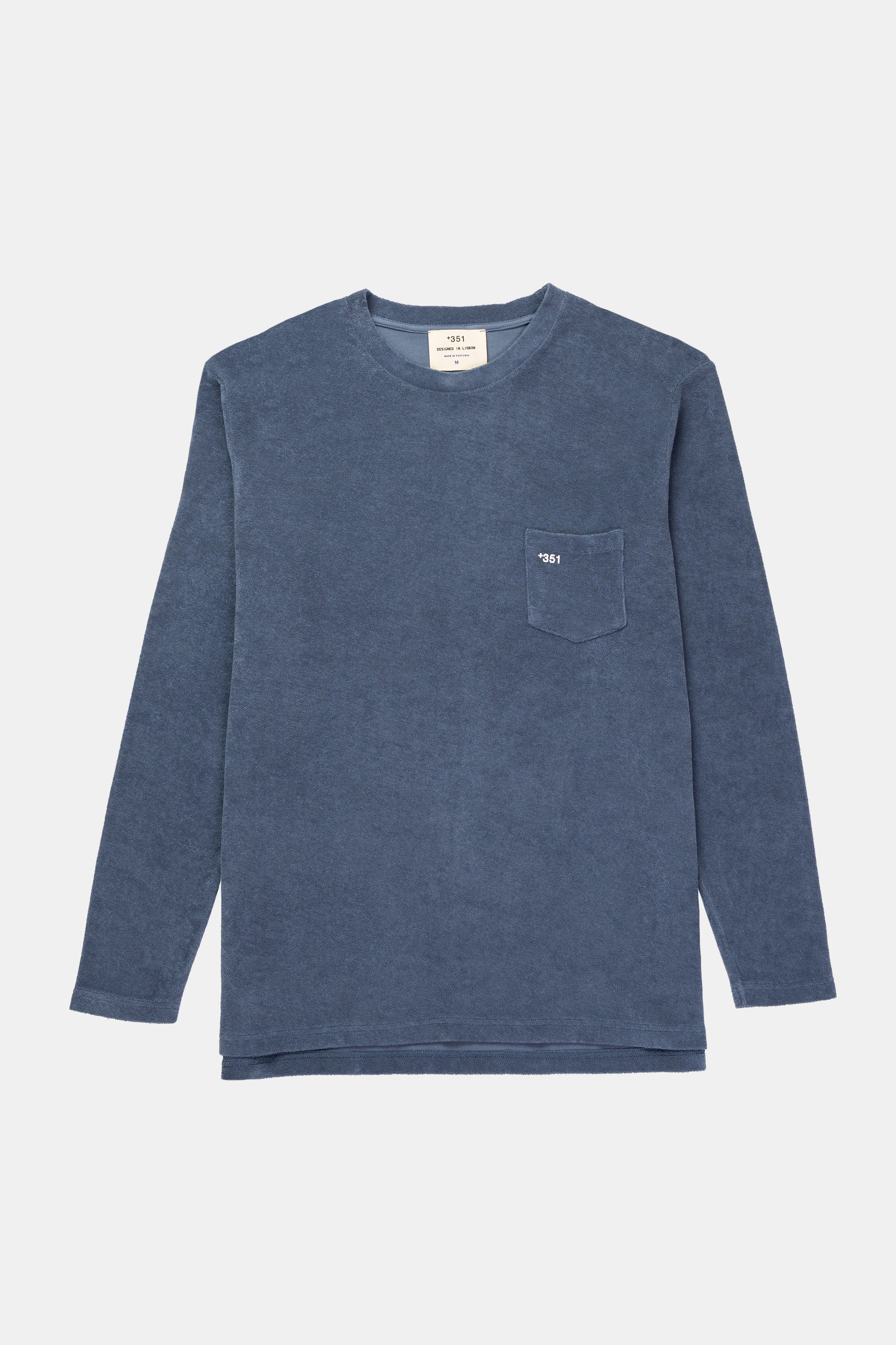 LONG SLEEVE TERRY PETROL